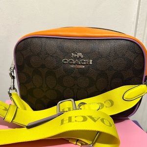 Coach Jamie Camera Bag In Colorblock Signature Canvas/